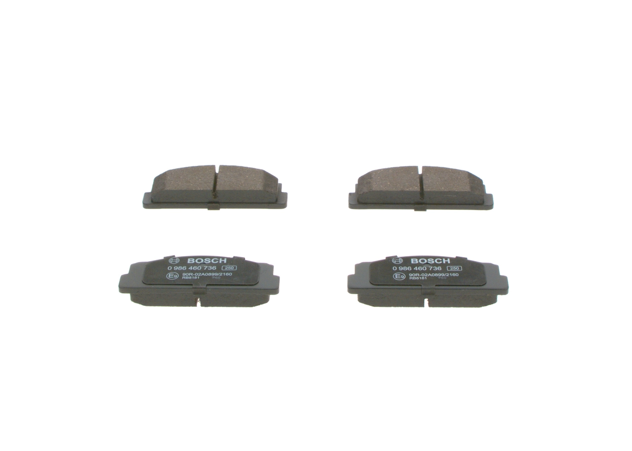 Brake Pad Set, disc brake 0 986 460 736