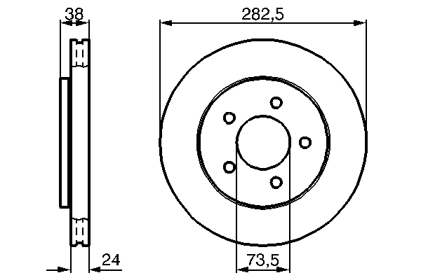 Brake Disc 0 986 478 983