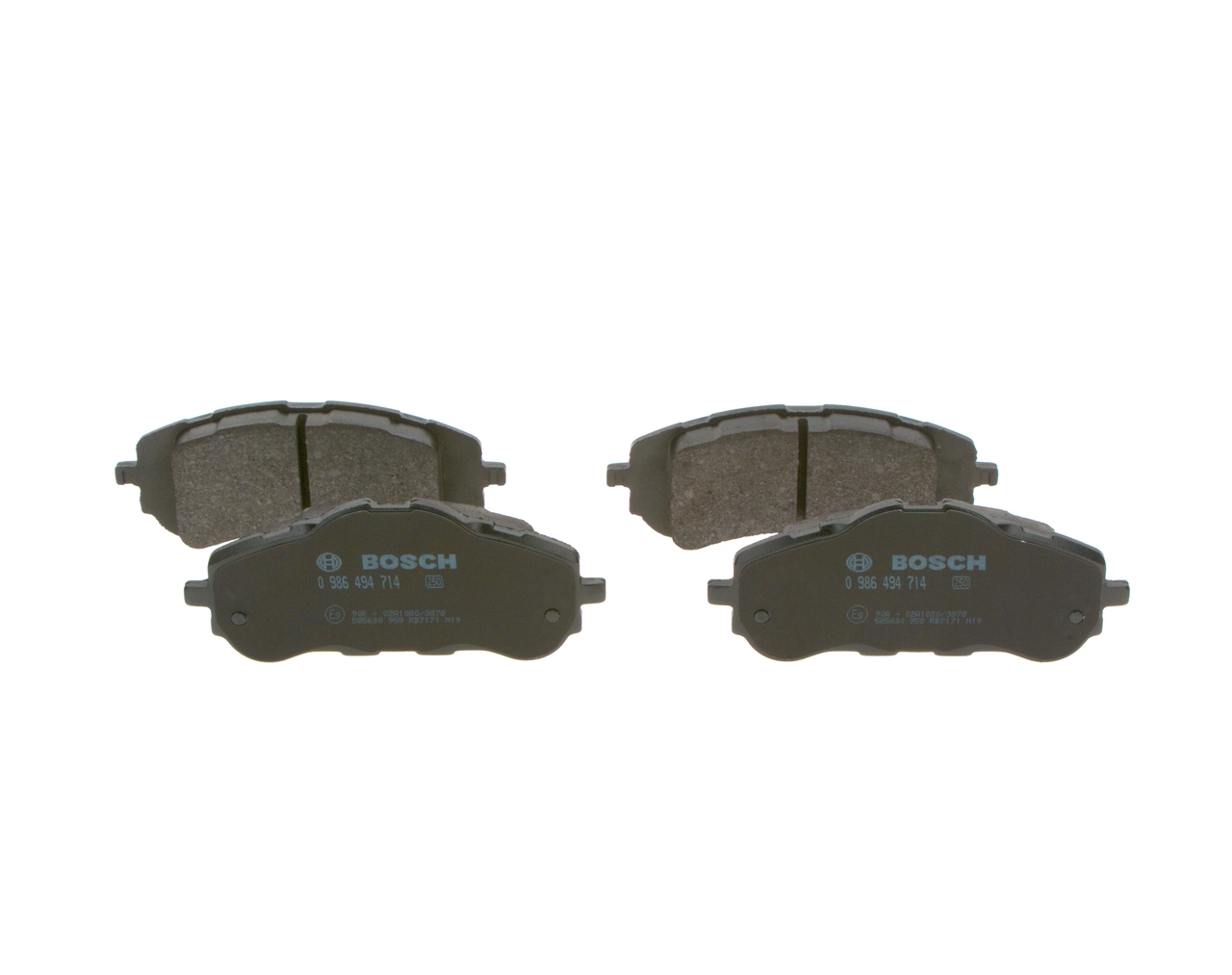 Brake Pad Set, disc brake 0 986 494 714