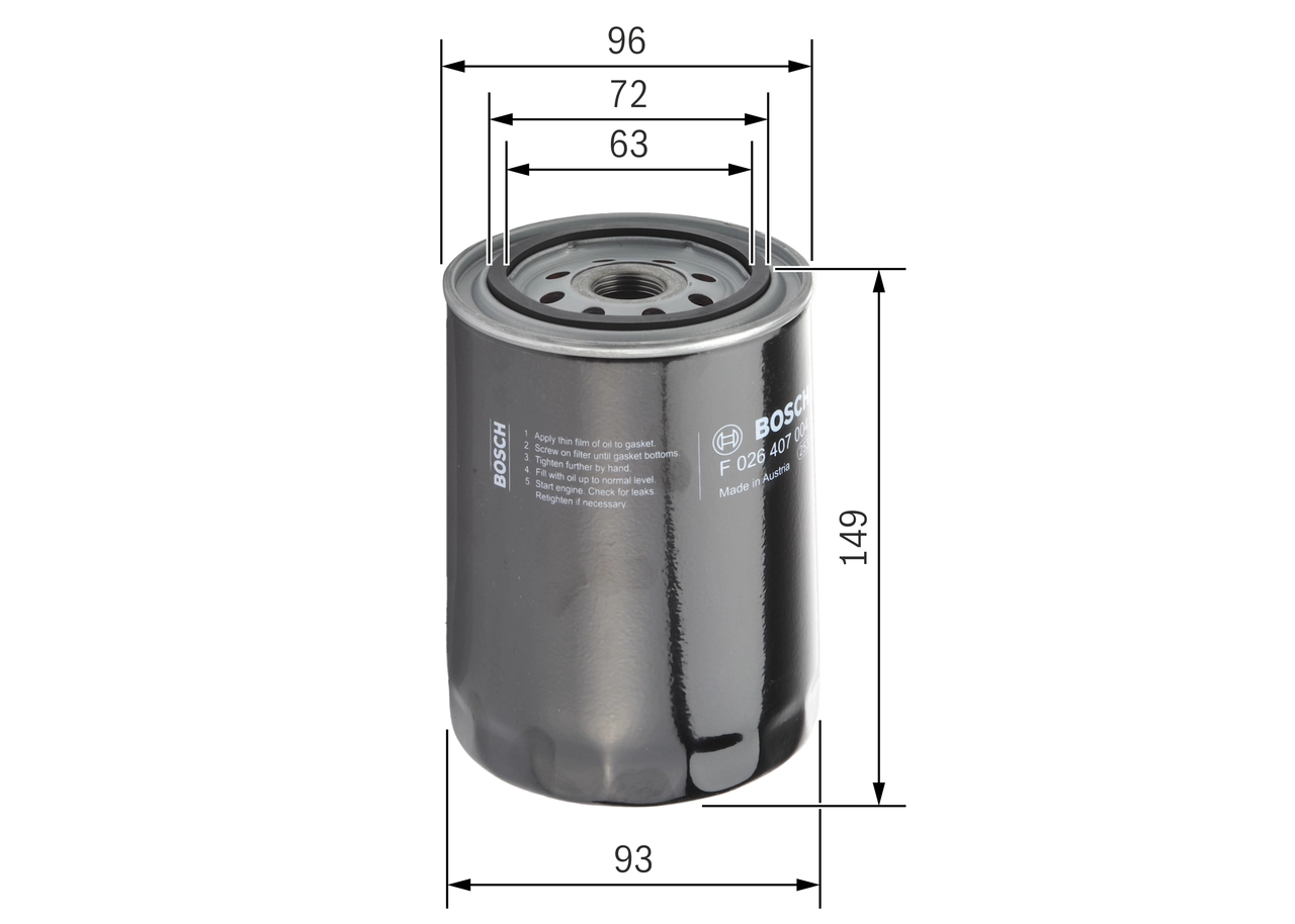 Oil Filter F 026 407 004