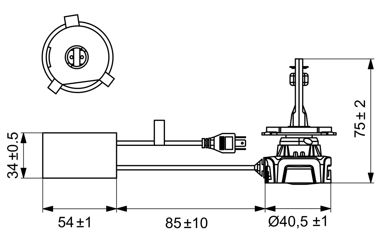 BOSCH 1 987 301 554 Bulb, spotlight
