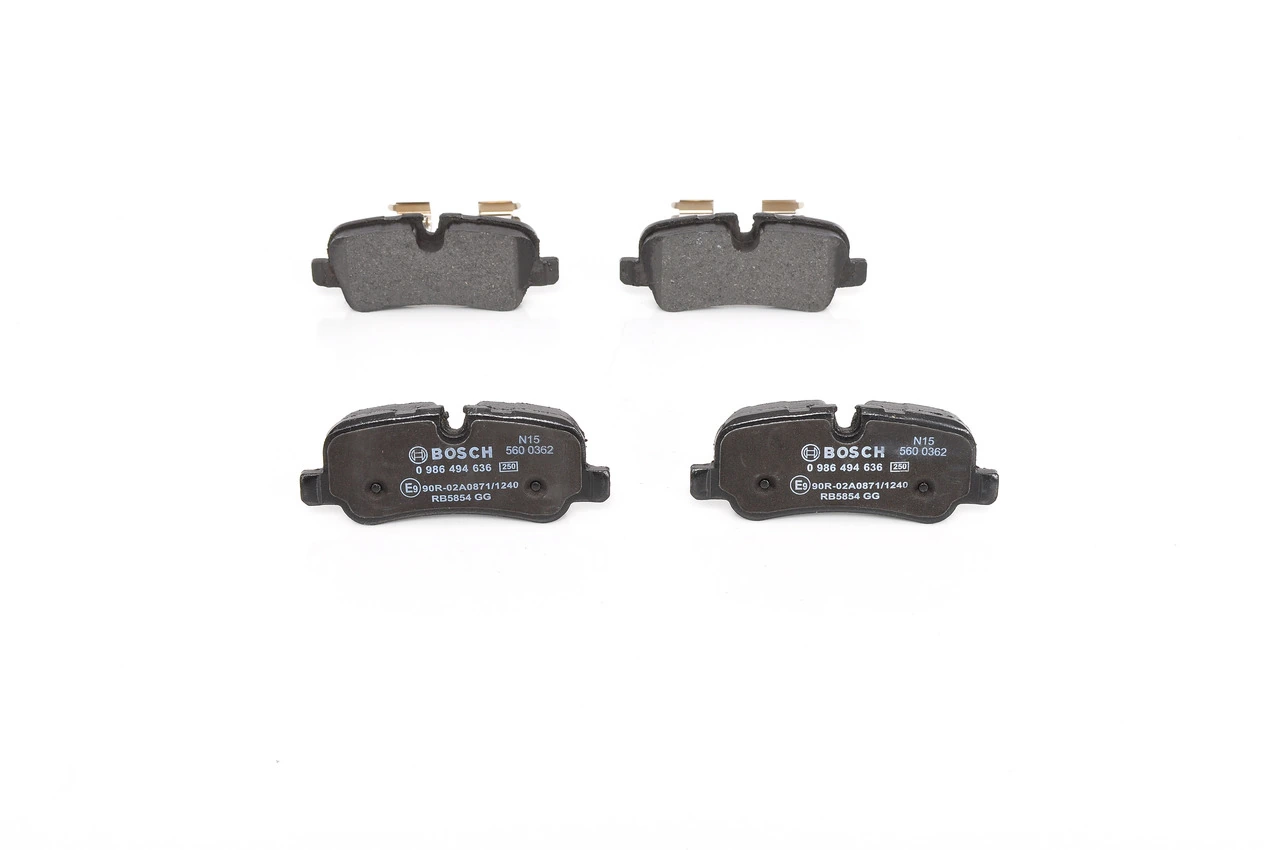 Brake Pad Set, disc brake 0 986 494 636