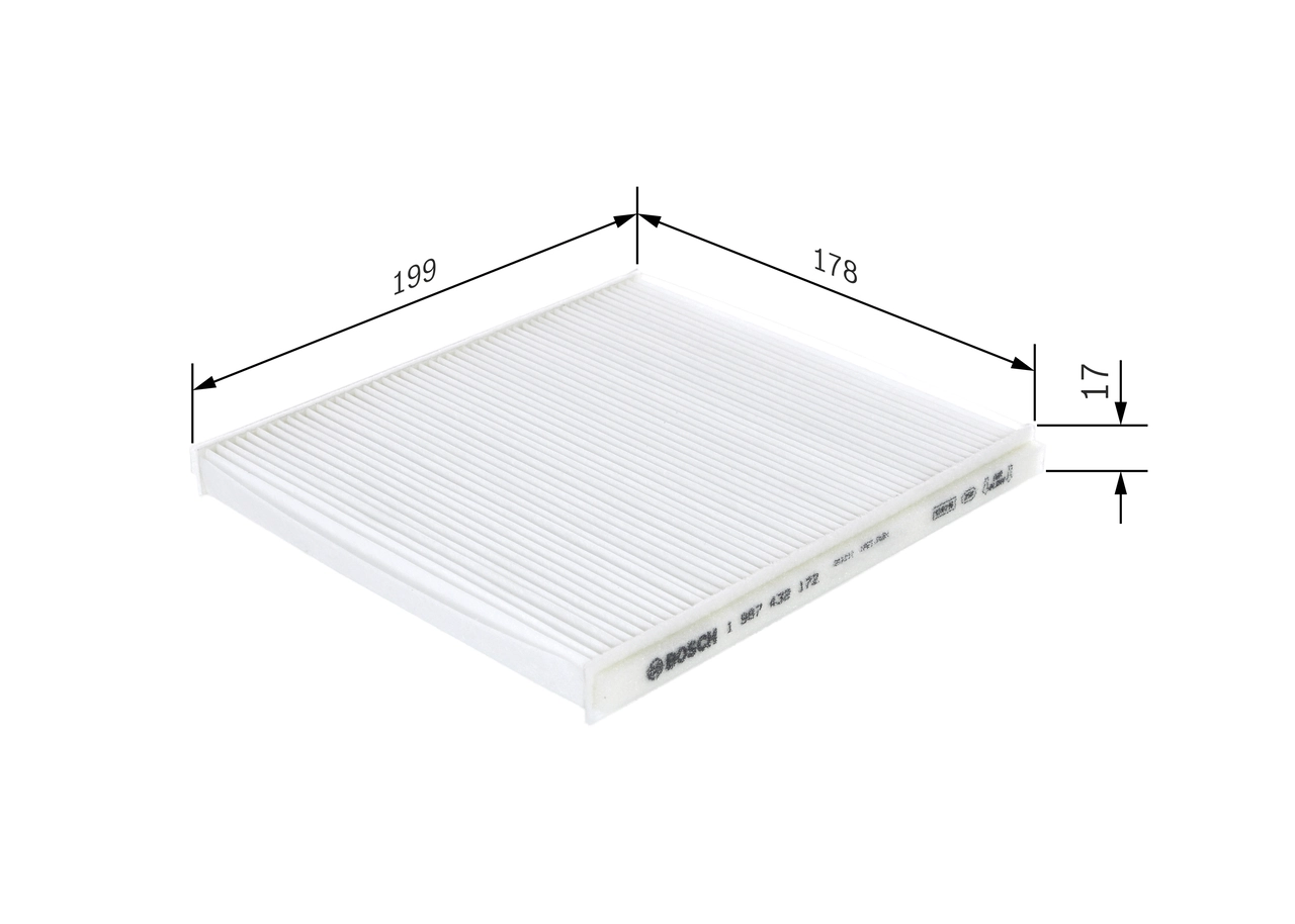 Filter, cabin air 1 987 432 172