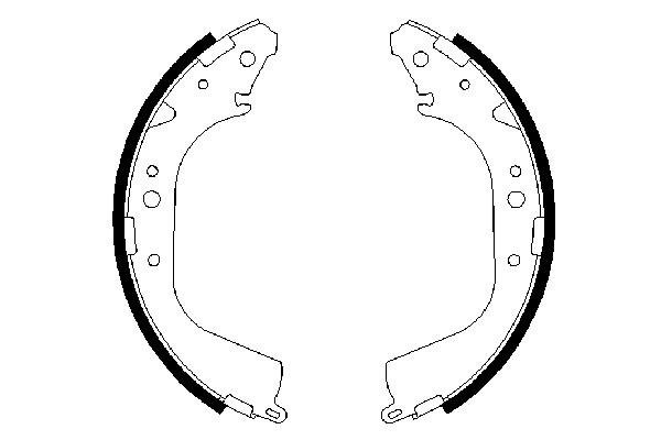 Brake Shoe Set 0 986 487 414