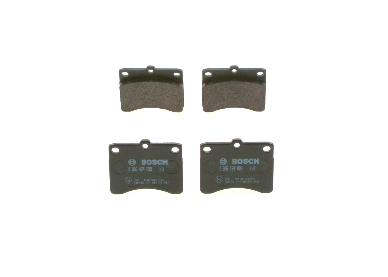 Brake Pad Set, disc brake 0 986 424 099