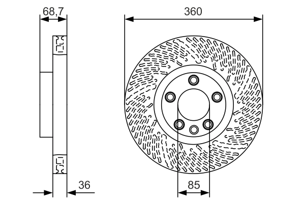 Brake Disc 0 986 479 B13