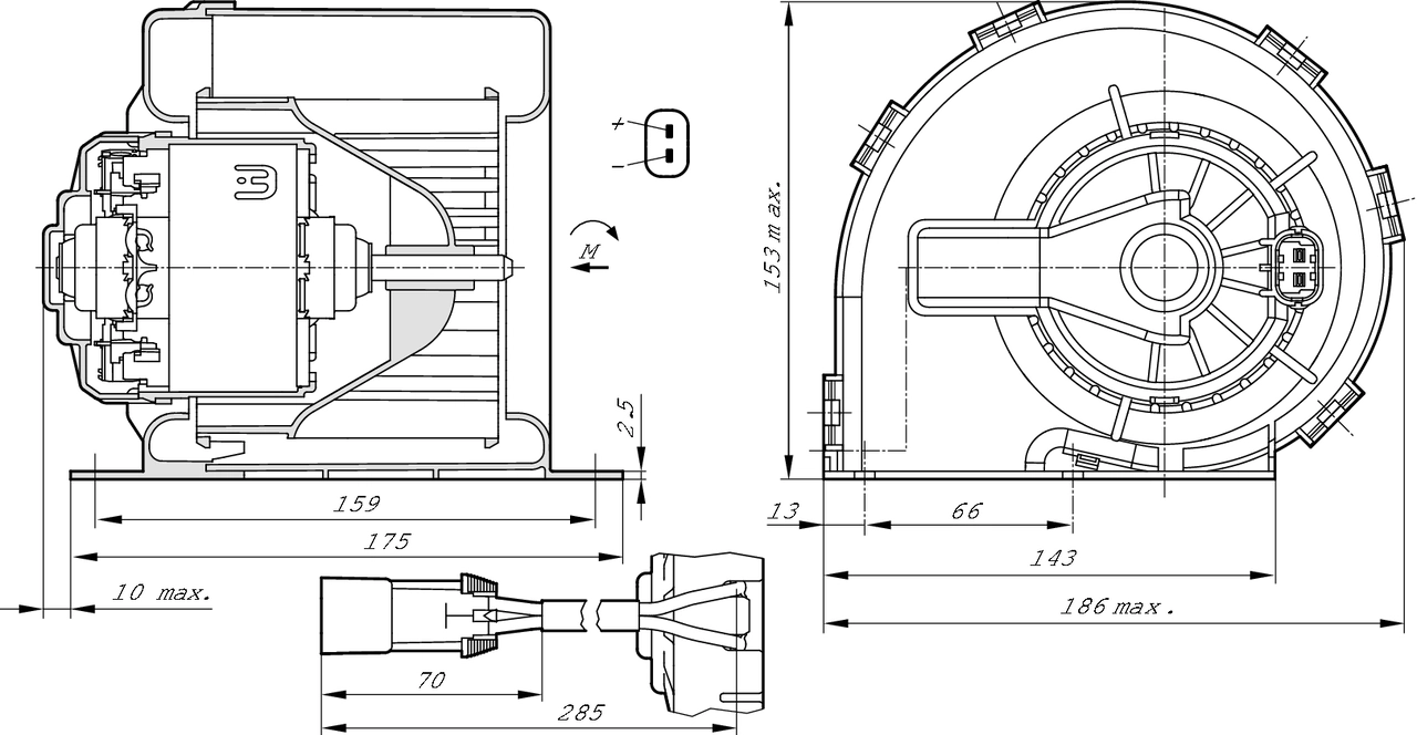BOSCH 0 130 115 604 Electric Motor