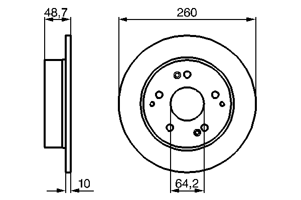 Brake Disc 0 986 479 225