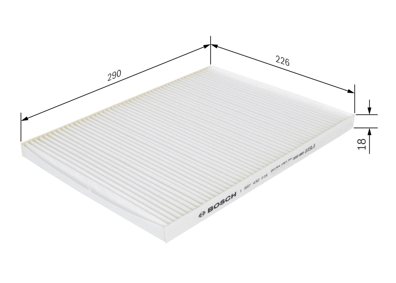 Filter, cabin air 1 987 432 016