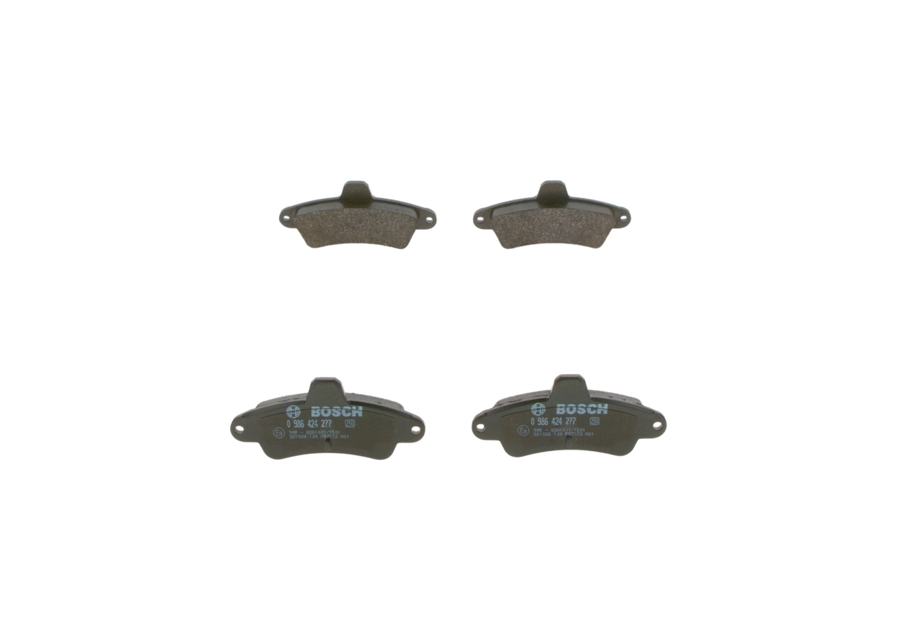 Brake Pad Set, disc brake 0 986 424 277