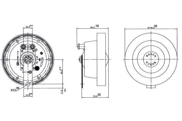BOSCH 0 320 223 028 Signal Horn