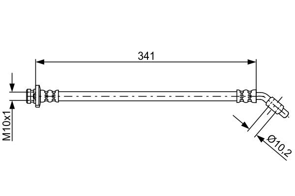 Brake Hose 1 987 481 826
