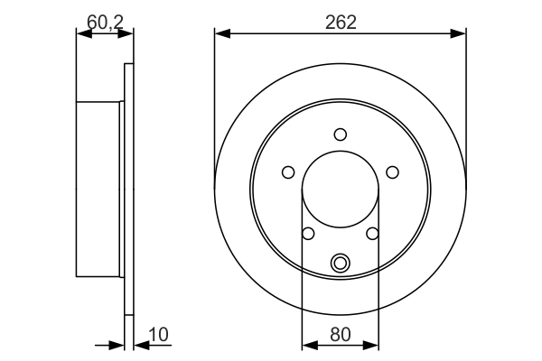BOSCH 0 986 479 A41 Brake Disc
