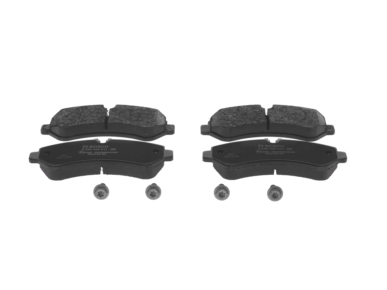 Brake Pad Set, disc brake 0 986 460 013