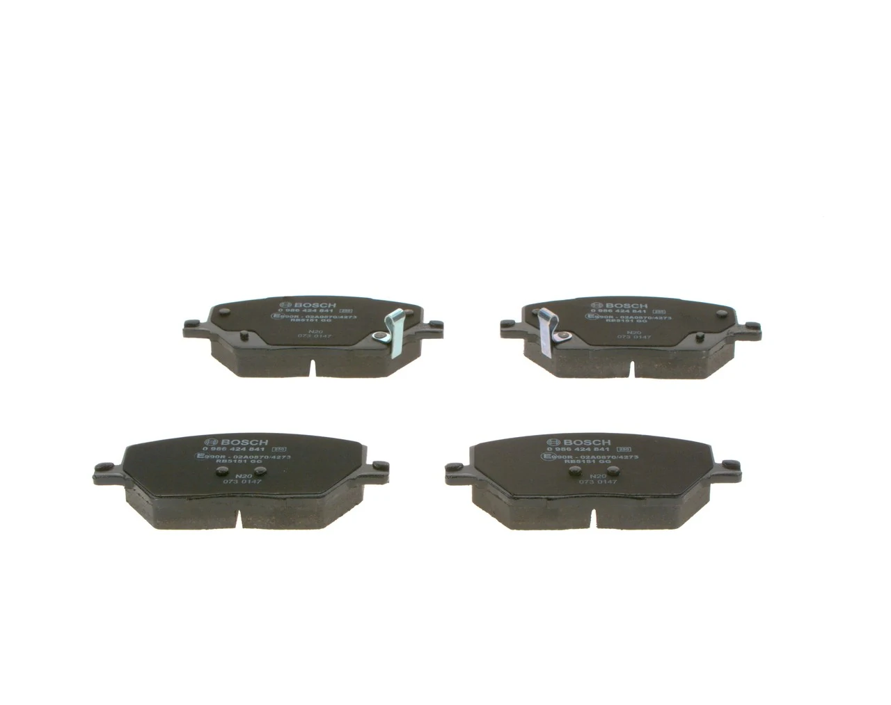 Brake Pad Set, disc brake 0 986 424 841