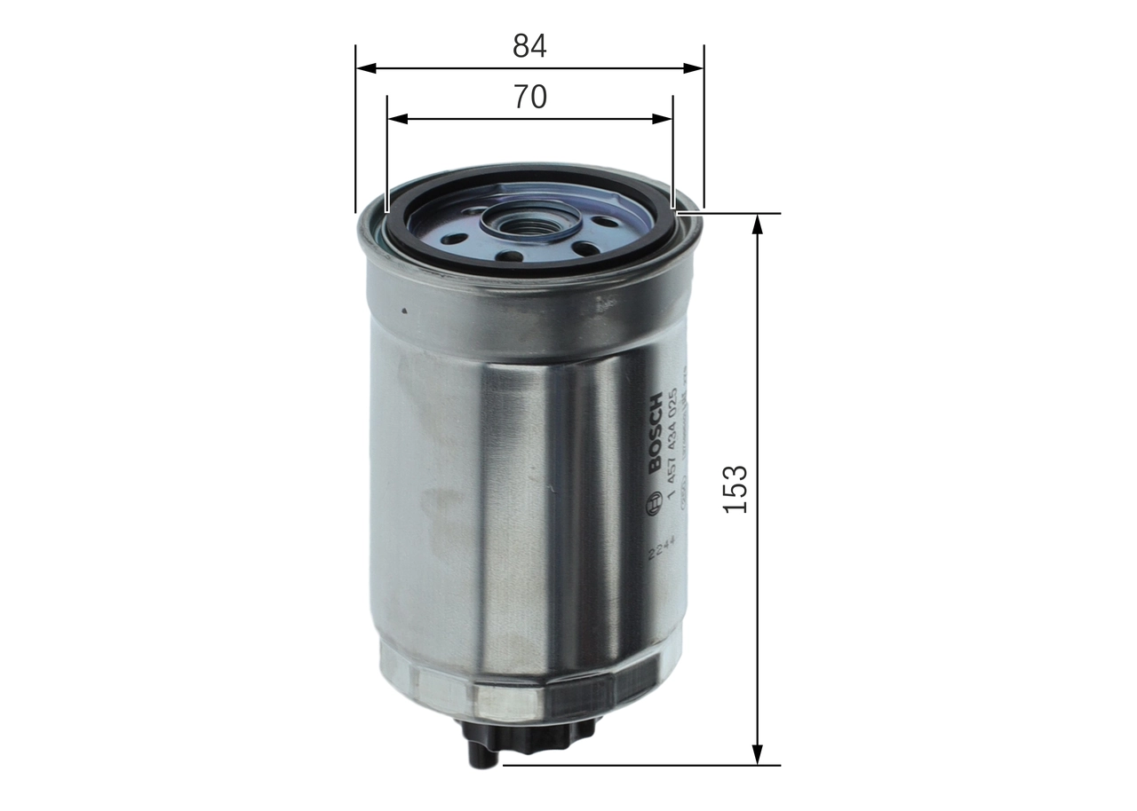 BOSCH 1 457 434 025 Fuel Filter