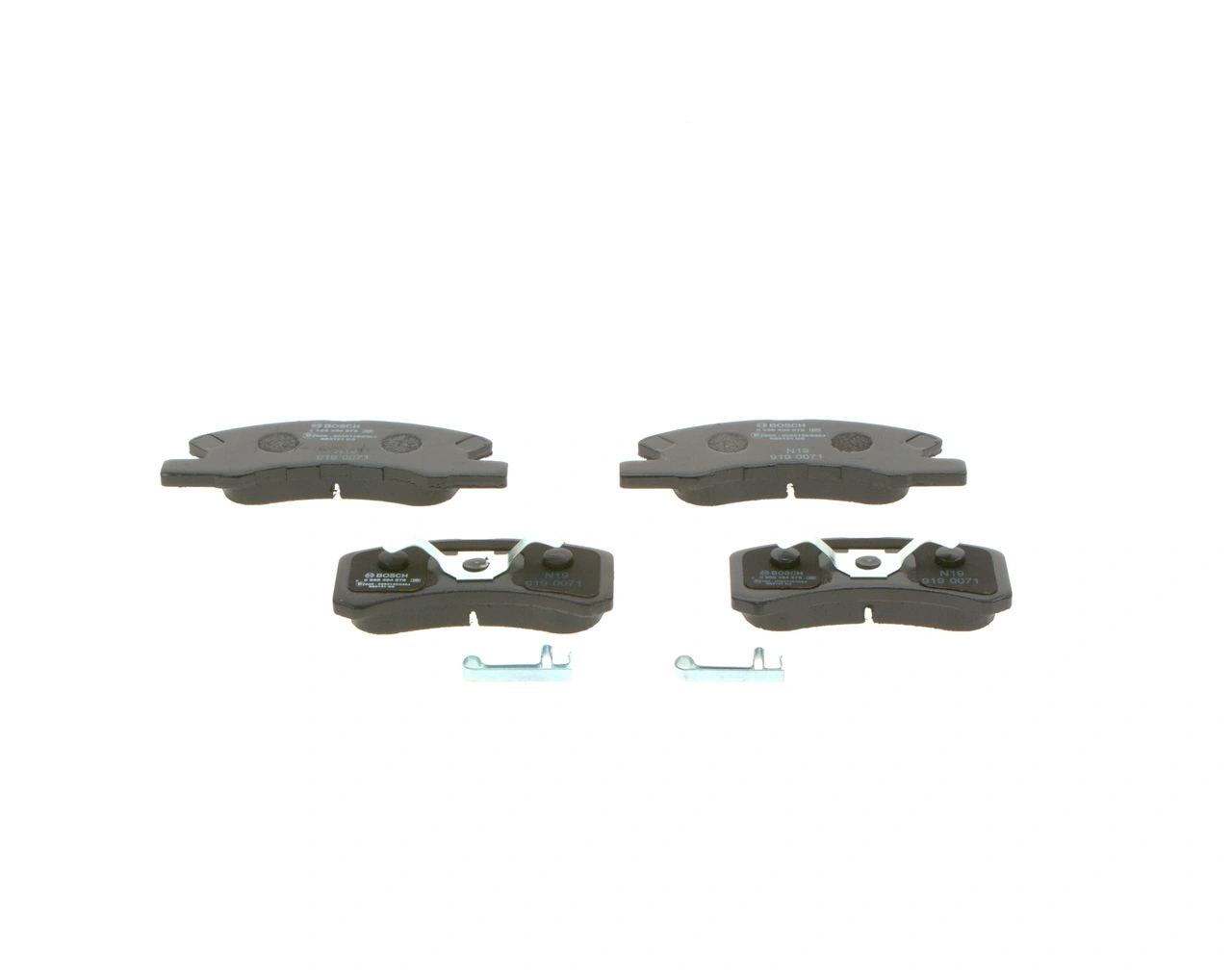 Brake Pad Set, disc brake 0 986 494 878