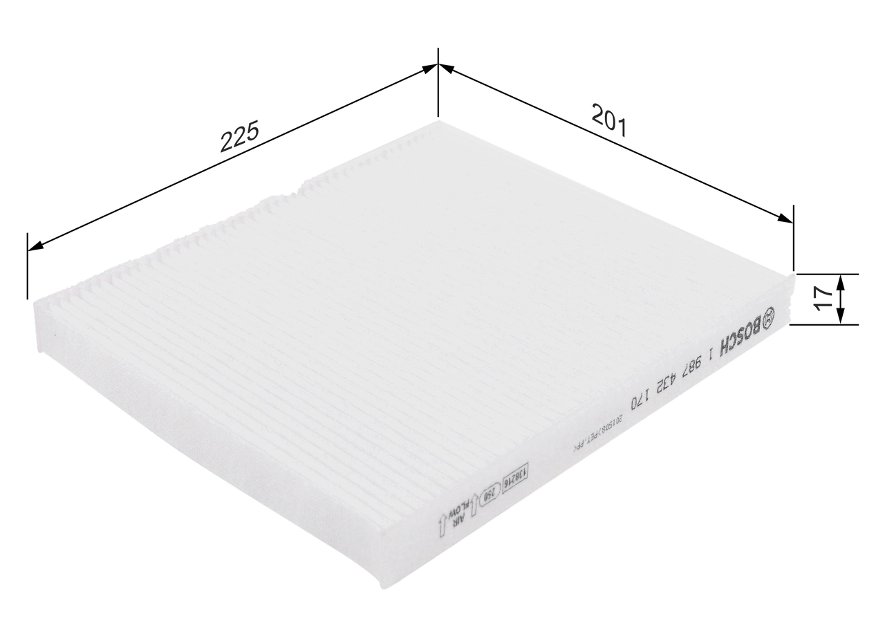 Filter, cabin air 1 987 432 170