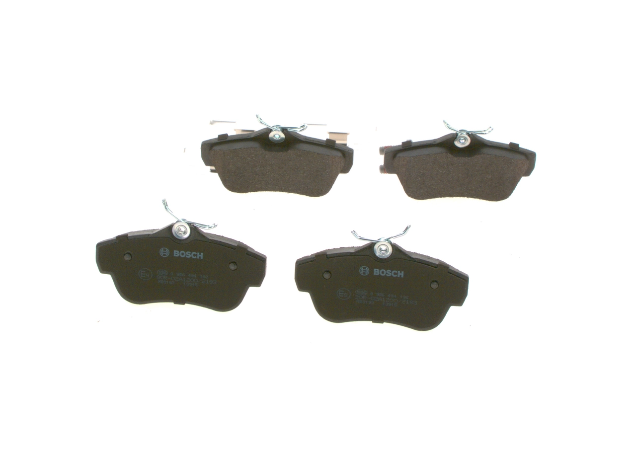 Brake Pad Set, disc brake 0 986 494 192