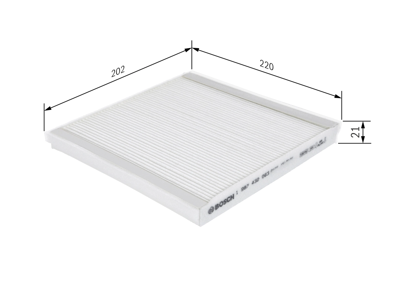 Filter, cabin air 1 987 432 063
