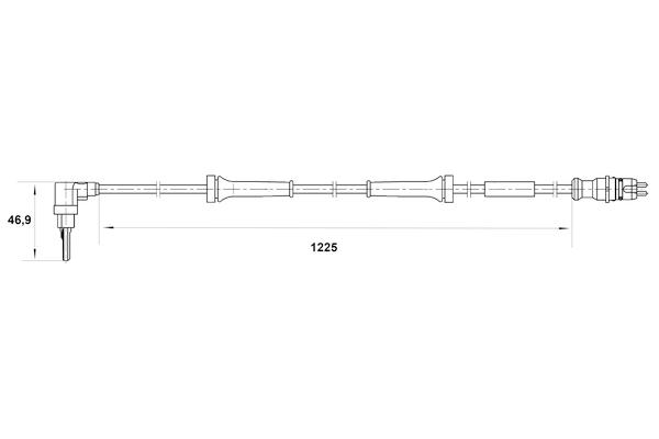 BOSCH 0 265 007 039 Sensor, wheel speed