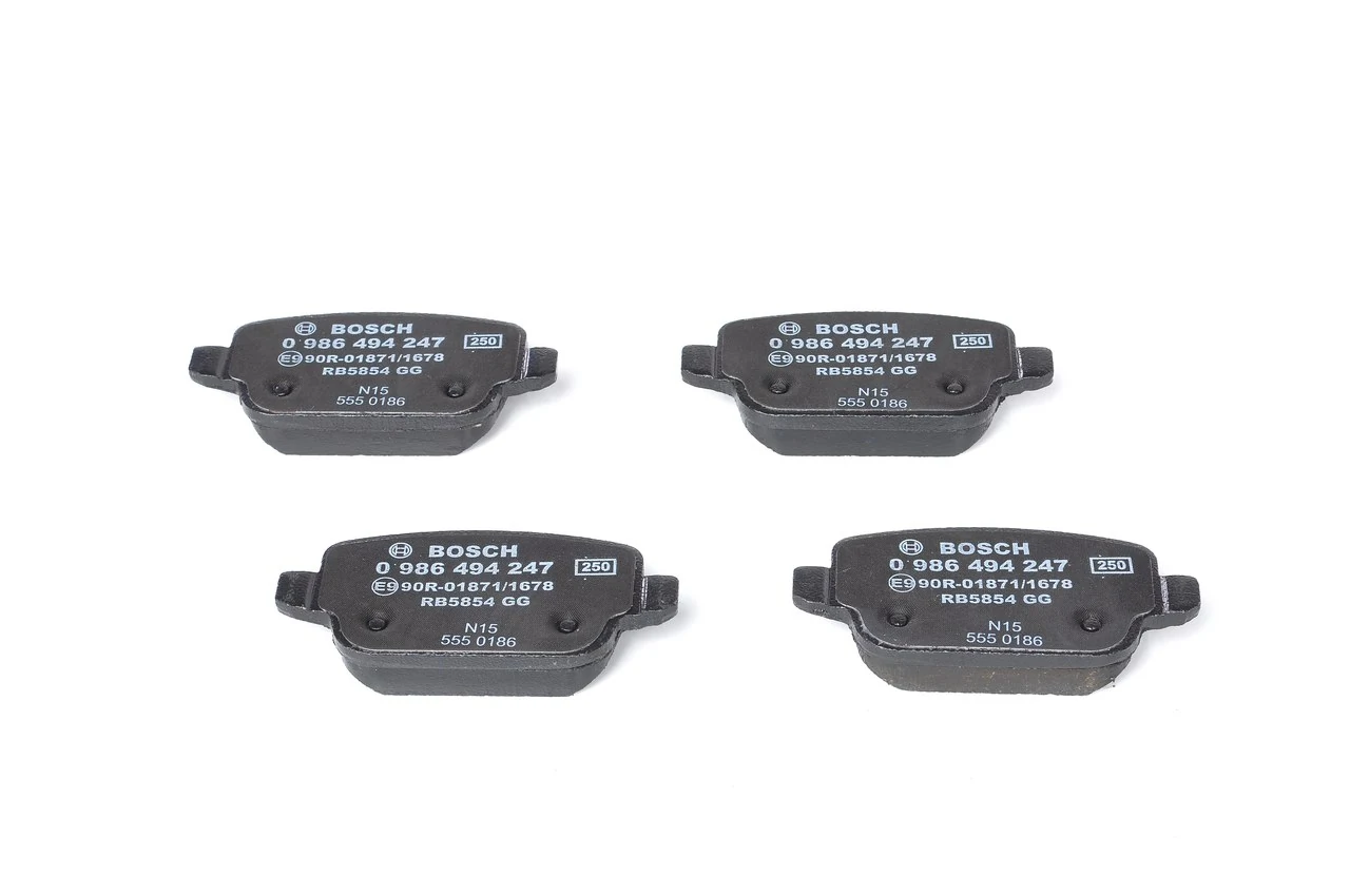 Brake Pad Set, disc brake 0 986 494 247