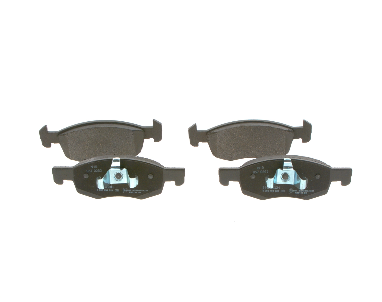 Brake Pad Set, disc brake 0 986 494 824