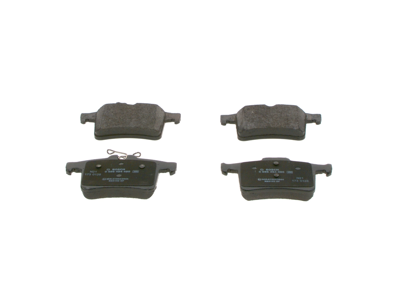 Brake Pad Set, disc brake 0 986 494 480