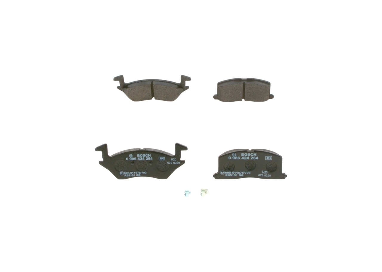 Brake Pad Set, disc brake 0 986 424 264