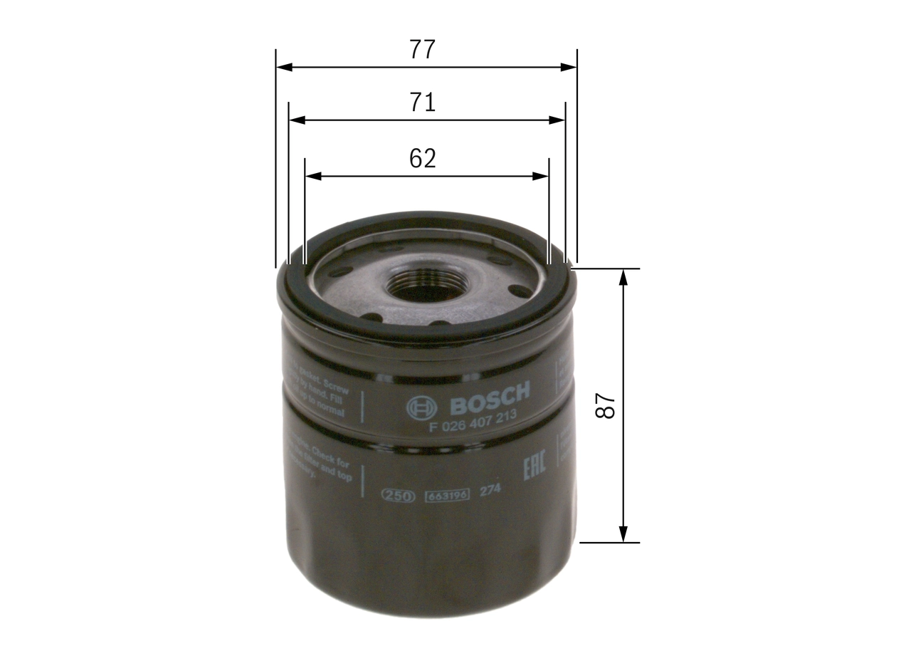 Oil Filter F 026 407 213