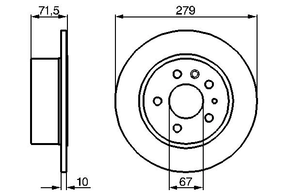 Brake Disc 0 986 478 199