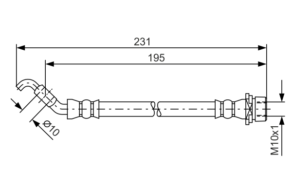 Brake Hose 1 987 481 562