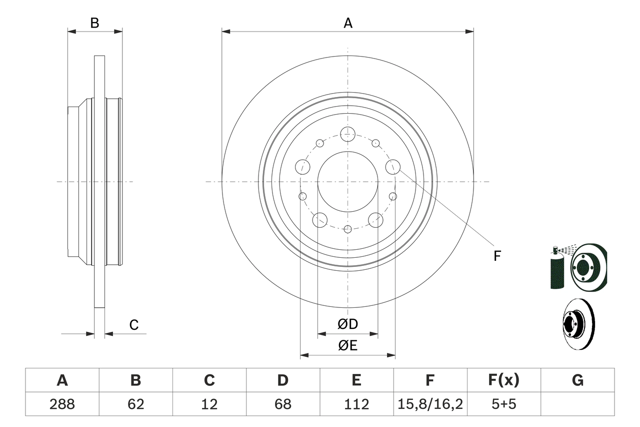 Brake Disc 0 986 479 309