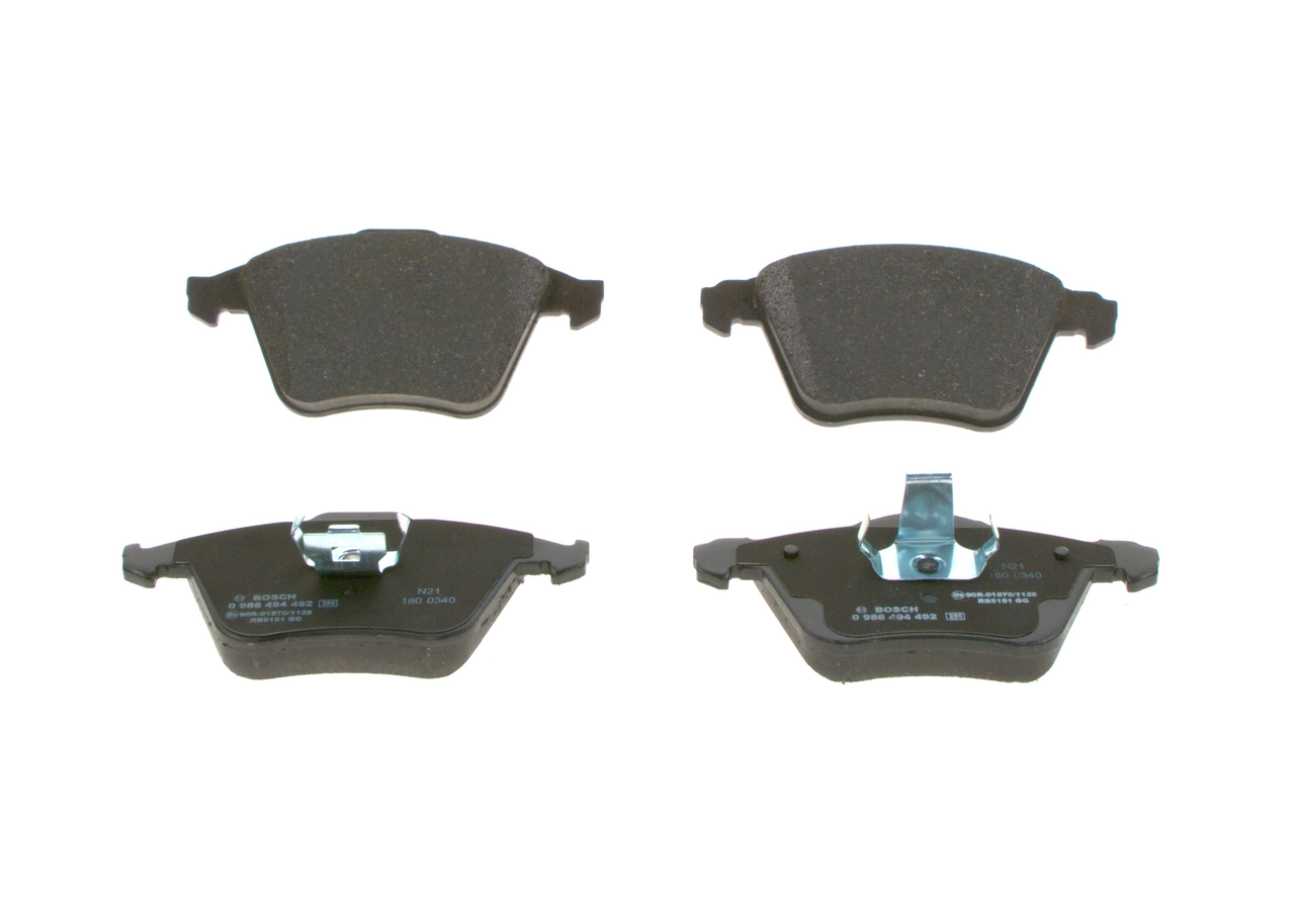 Brake Pad Set, disc brake 0 986 494 492