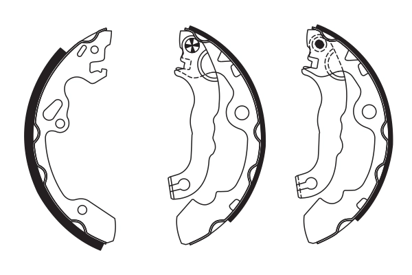 Brake Shoe Set 0 986 487 633
