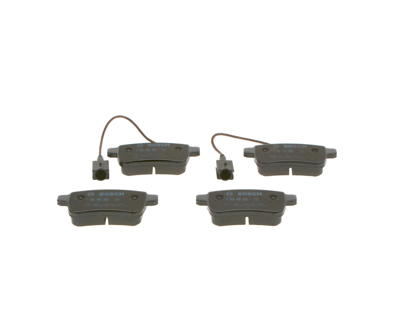 Brake Pad Set, disc brake 0 986 495 305