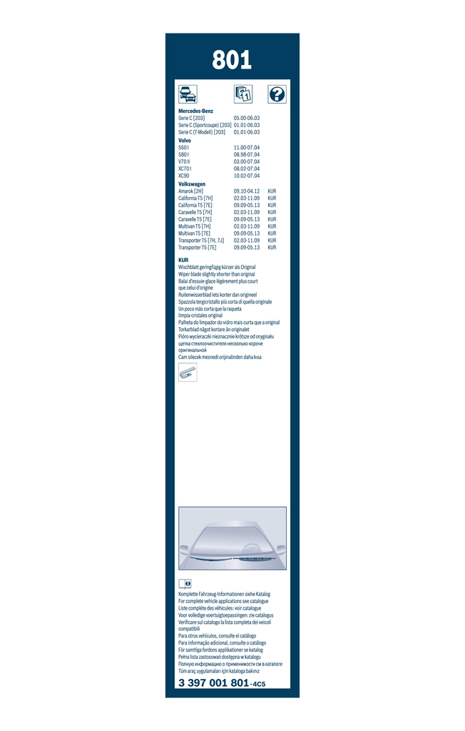 ريشة ماسحة Twin 3 397 001 801