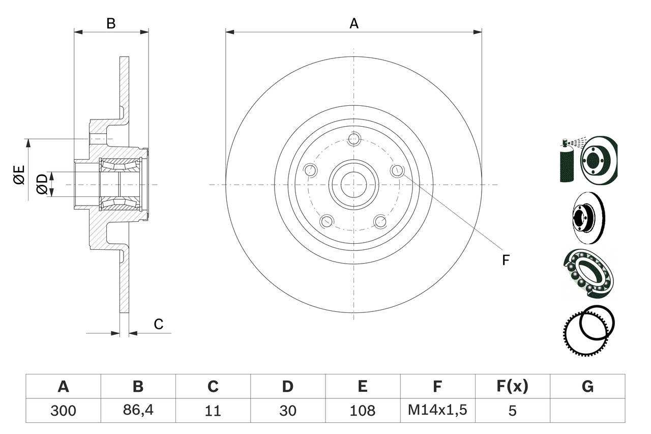 Brake Disc 0 986 479 276