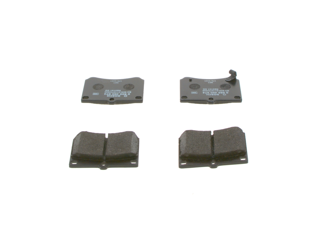 Brake Pad Set, disc brake 0 986 460 974