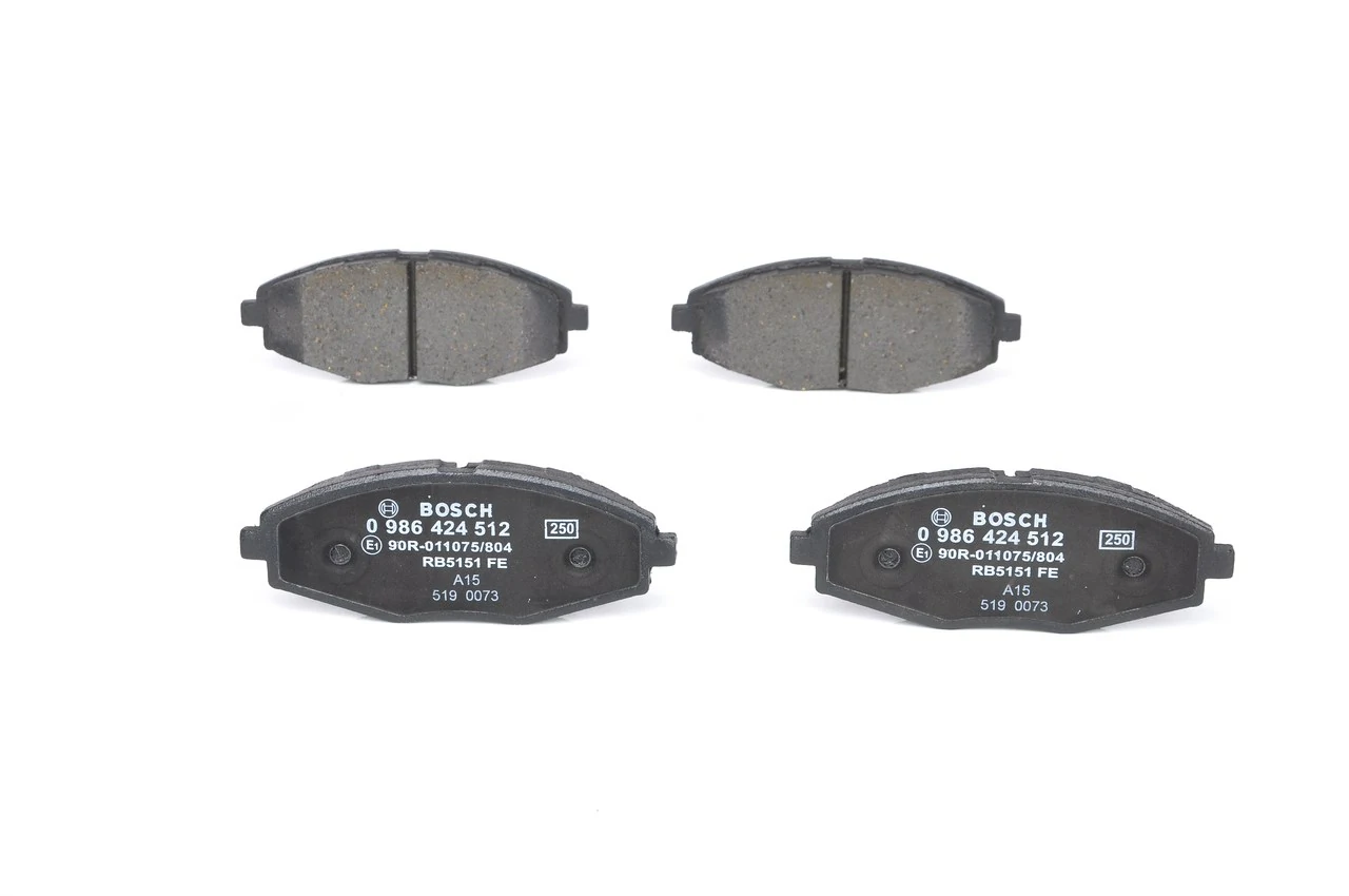 Brake Pad Set, disc brake 0 986 424 512