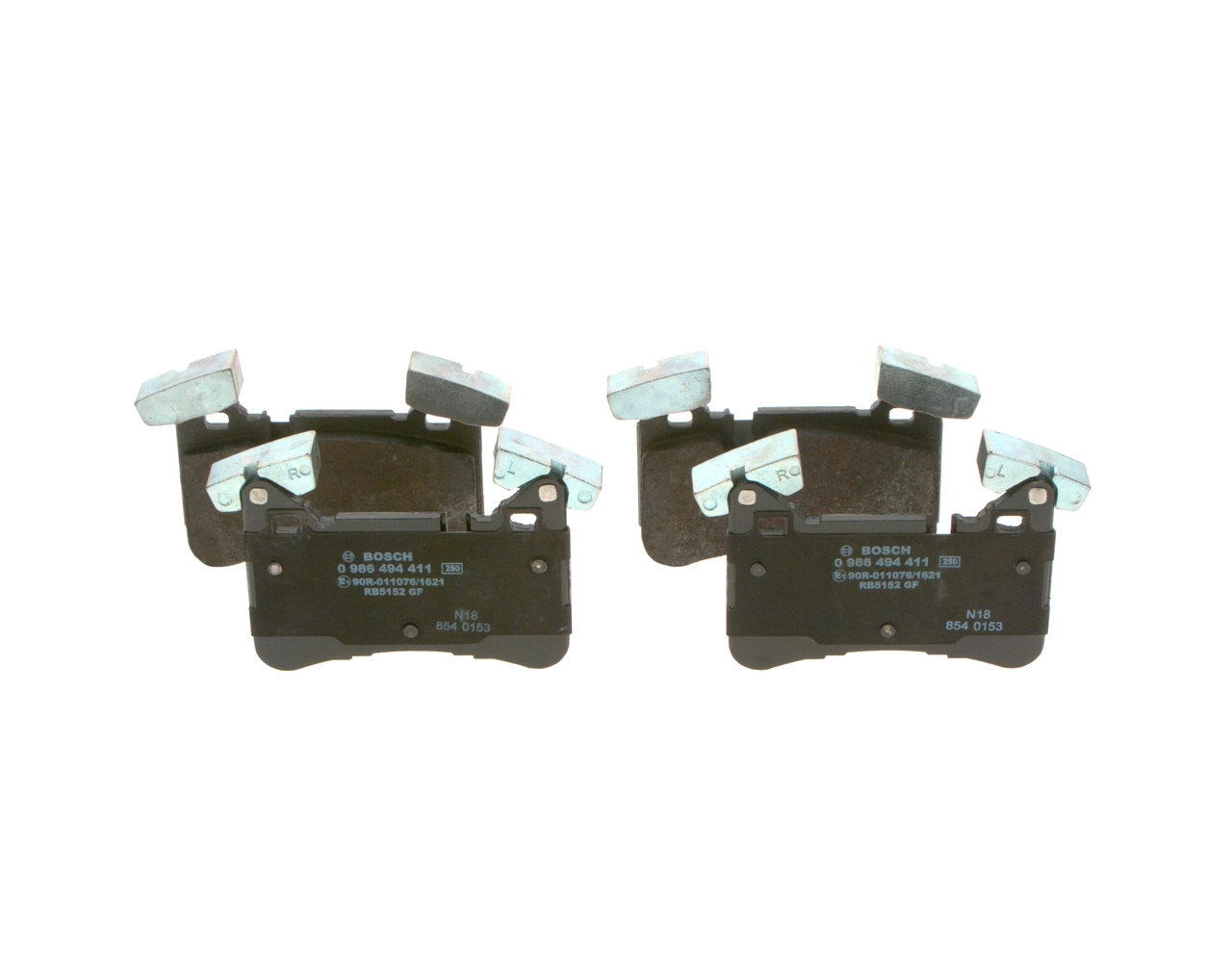 Brake Pad Set, disc brake 0 986 494 411
