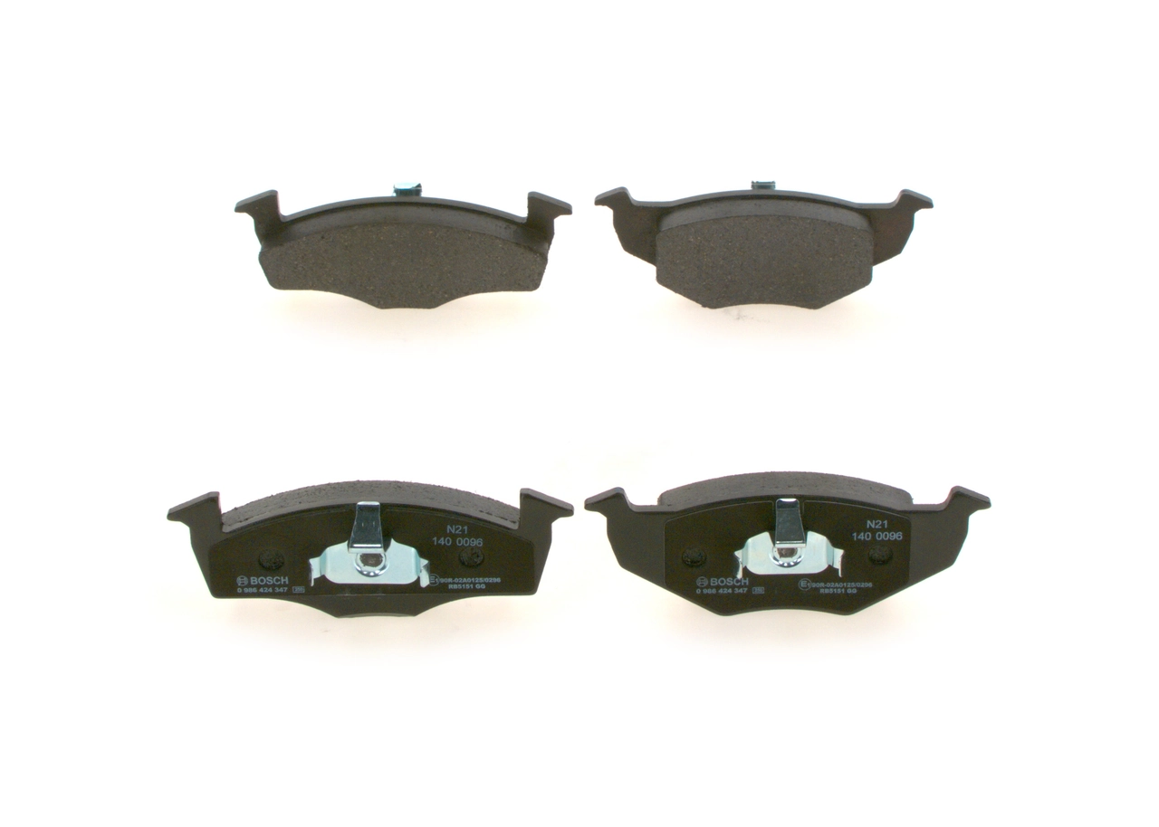 Brake Pad Set, disc brake 0 986 424 347