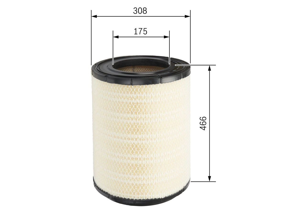 BOSCH F 026 400 637 Air Filter
