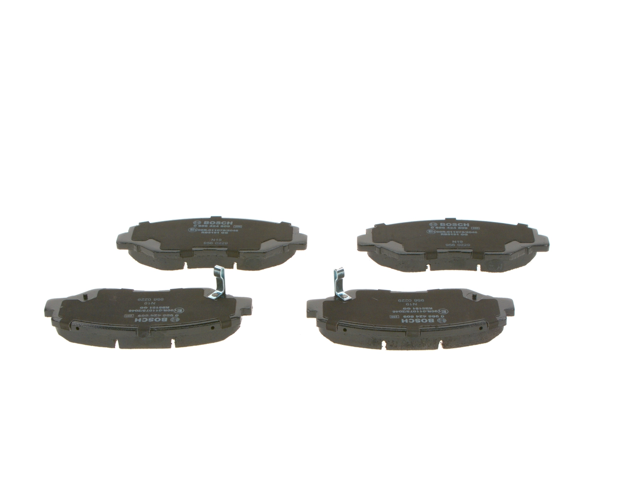 Brake Pad Set, disc brake 0 986 424 809
