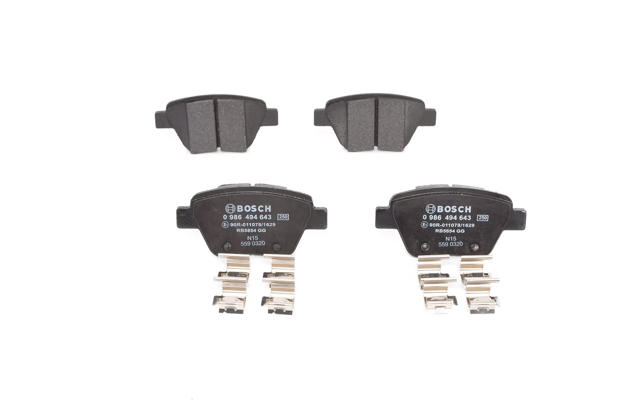 Brake Pad Set, disc brake 0 986 494 643