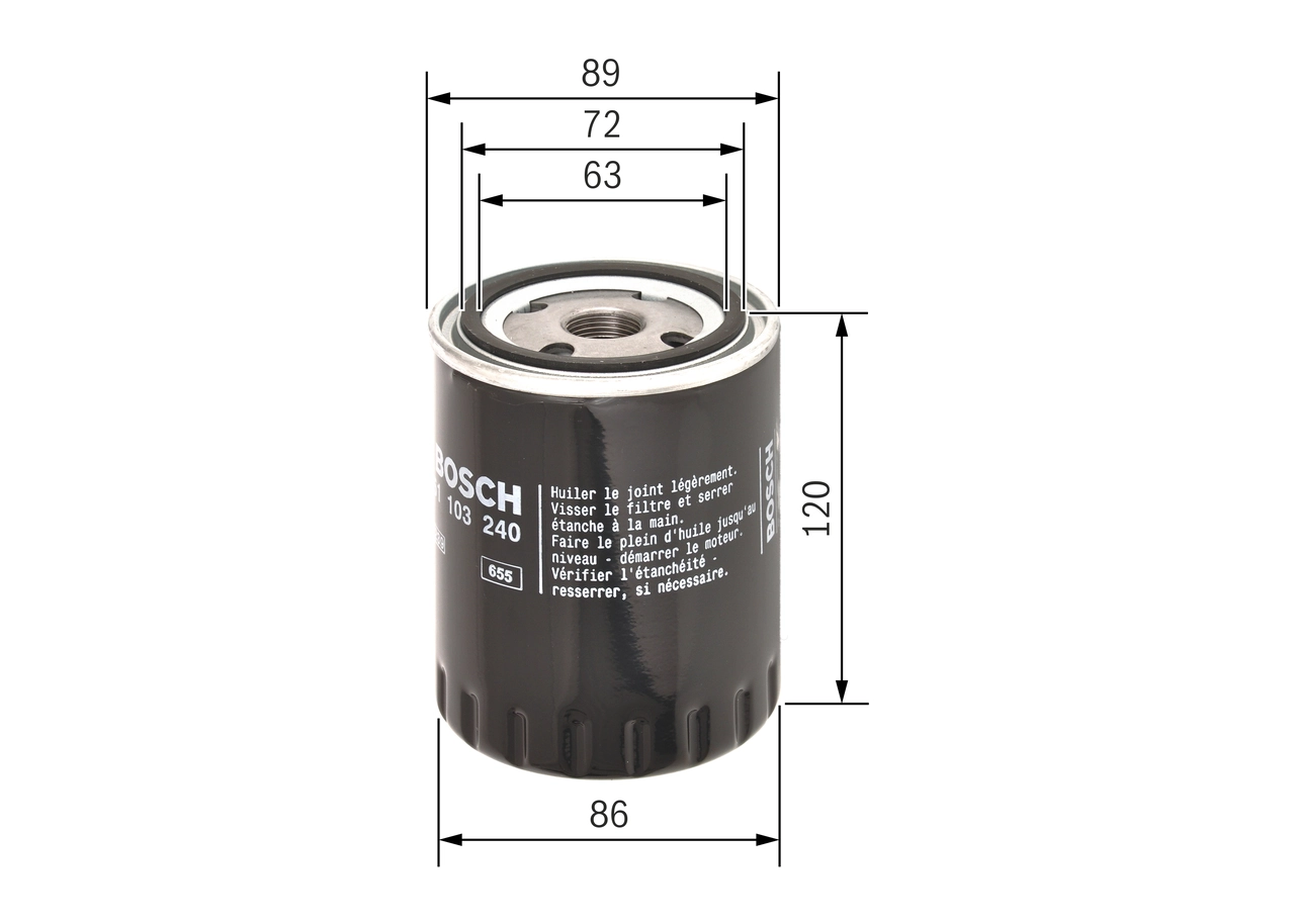 Oil Filter 0 451 103 240
