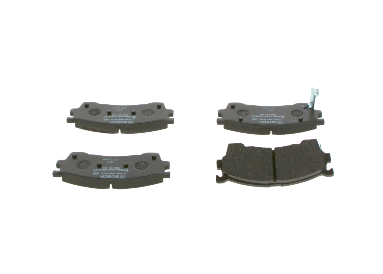 Brake Pad Set, disc brake 0 986 460 975