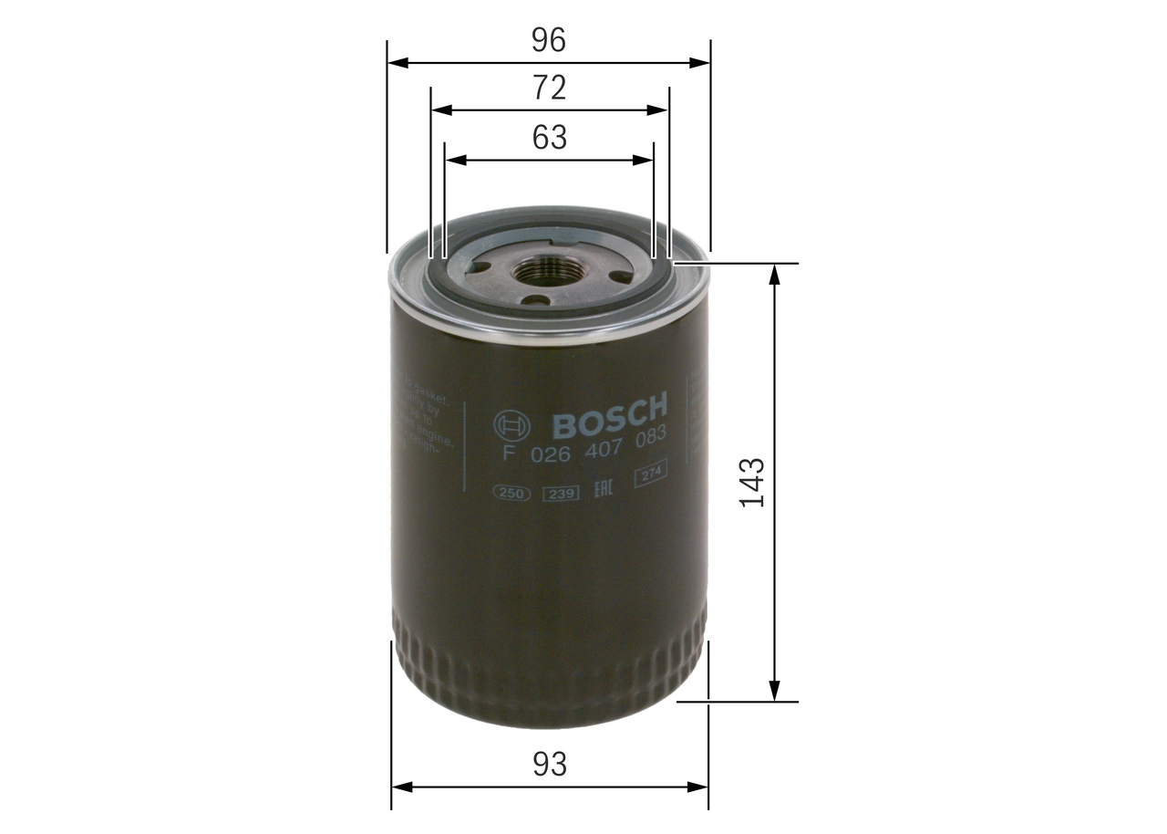 Oil Filter F 026 407 083