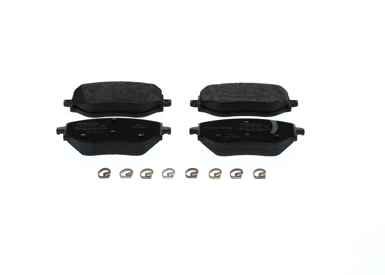 Brake Pad Set, disc brake 0 986 460 063