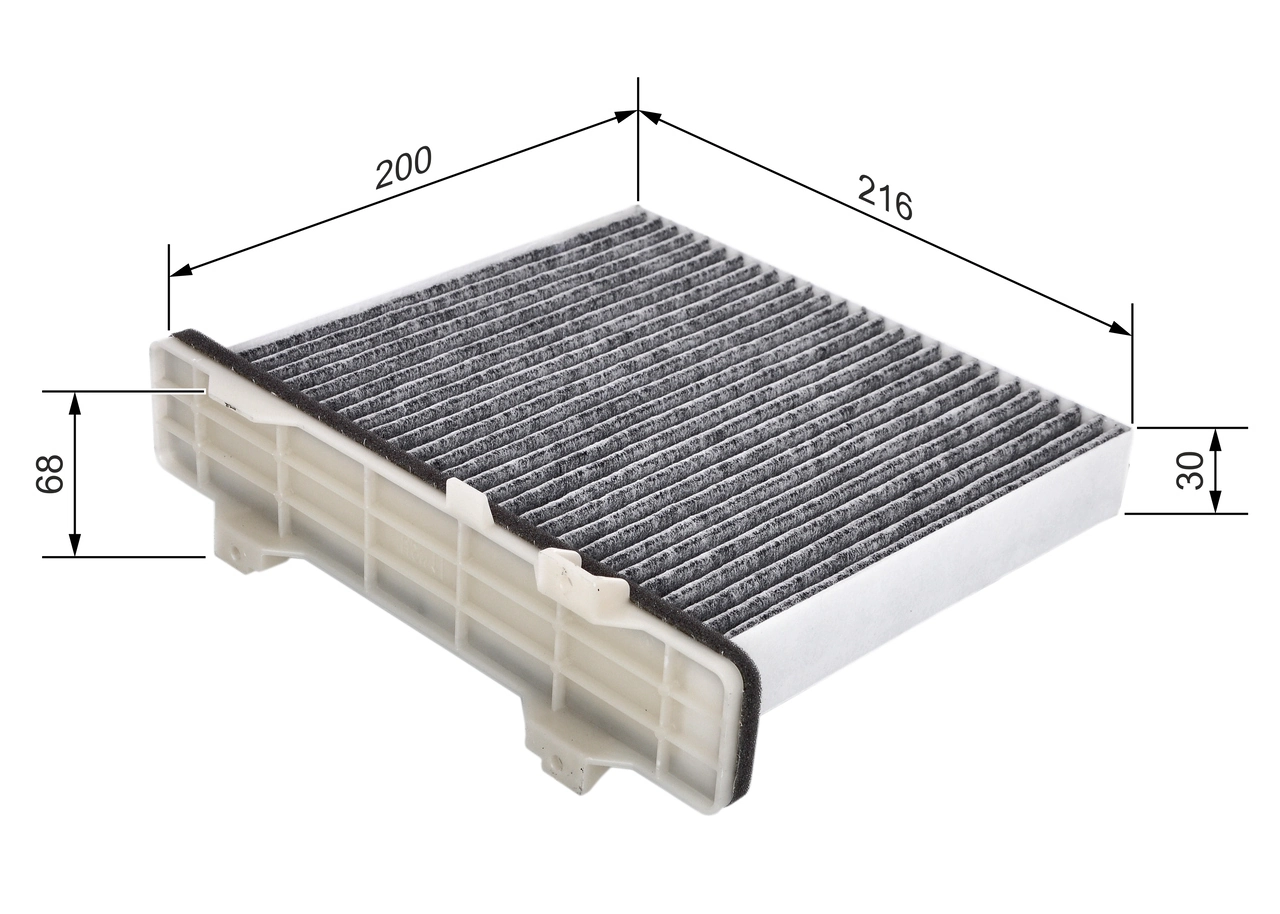 BOSCH 1 987 435 519 Filter, cabin air